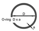 Уплотнительное кольцо O-ring  (Φ7.1×2.65) (6 шт.)