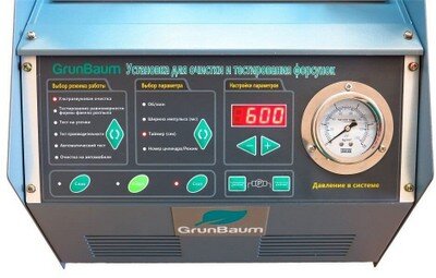 GrunBaum INJ4000 - стенд для проверки и ультразвуковой очистки форсунок бензиновых двигателей
