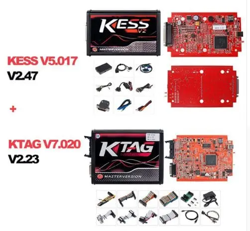 Комплект программаторов для чип-тюнинга KESS v2 Master+K-TAG Master